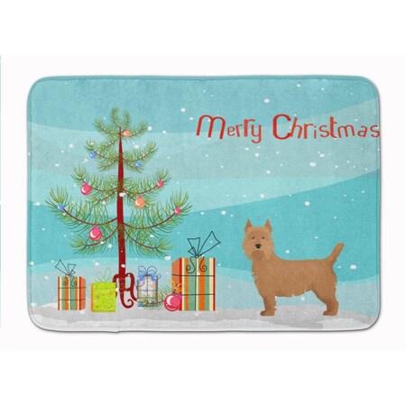 Carolines Treasures Airedale Terrier Christmas Tree Machine Washable Memory Foam Mat CK3444RUG